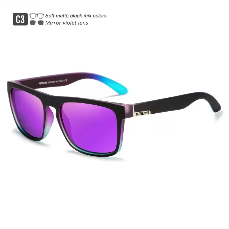 Outdoor Sport Square Myopia Lens Prescription Sunglasses Men Polarized Driving Anti-Glare Myopes Lunettes 0 -0.5 -0.75 Hoz -6.0