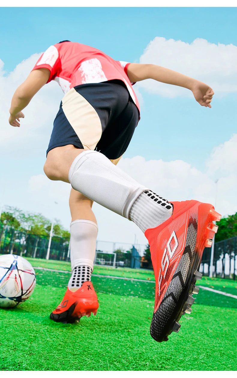 Chaussures de football pour hommes, neuves, pour terrain gazonné, professionnelles, originales, résistantes, décontractées, chaussures de football de qualité supérieure, ultralégères