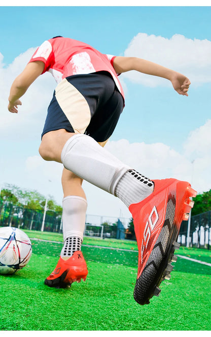 Chaussures de football pour hommes, neuves, pour terrain gazonné, professionnelles, originales, résistantes, décontractées, chaussures de football de qualité supérieure, ultralégères