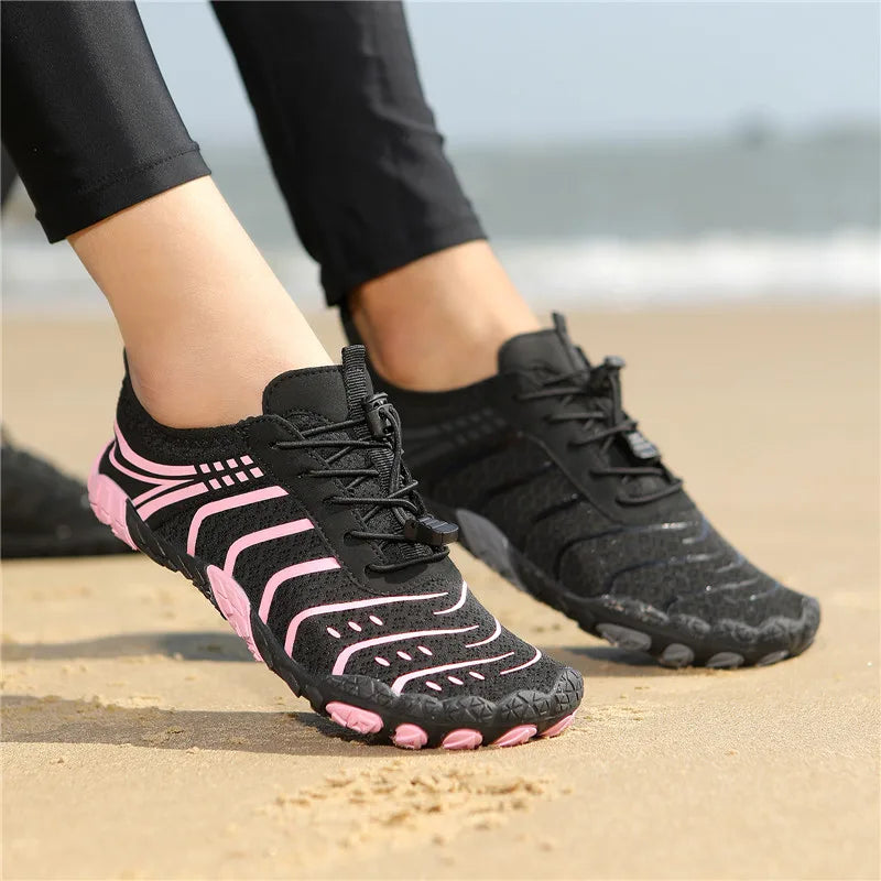 Barefoot Beach Aqua Shoes for Men and Women Quick-Dry Summer Water Shoes Outdoor Wading Sneakers Lightweight Water Sports Shoes