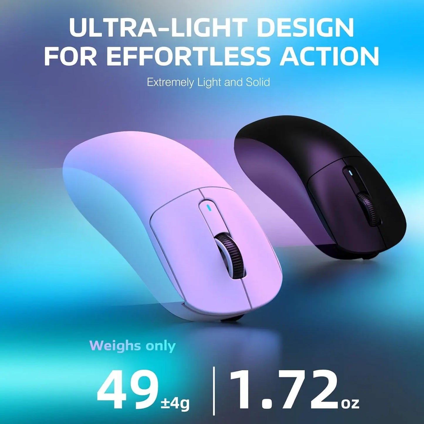 Attack Shark X3Pro vezeték nélküli Bluetooth gamer egér, PixArt PAW3395, 26000dpi optikai egér, hárommódú csatlakozás, makrós gamer egér