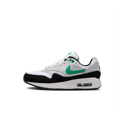 Nike Rear Cushioning Air Cushion Training Running Shoes for Women, New Comfortable and Durable Fabric Mesh Splicing Commuter Sports Running Shoes, Max 1 Fresh Green Color, Full of Vitality, Trendy Retro Style Casual Sports Sh