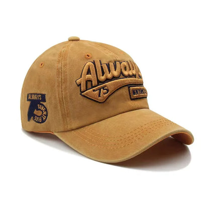 Washed cotton mesh breathable baseball cap made old light board caps men and women tide spring and summer hat women
