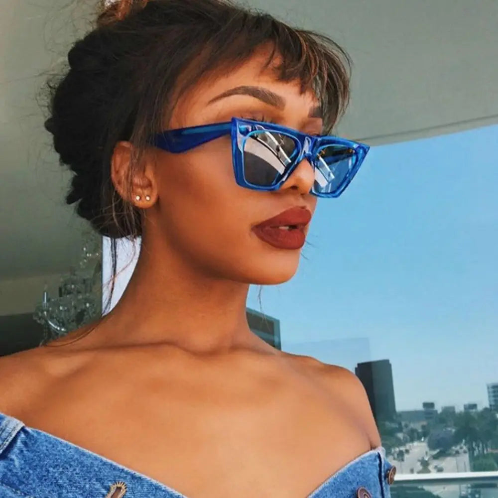 NEW Fashion Square Sunglasses Women Designer Luxury Man/Women Cat Eye Sun Glasses Classic Vintage UV400 Outdoor Oculos De Sol