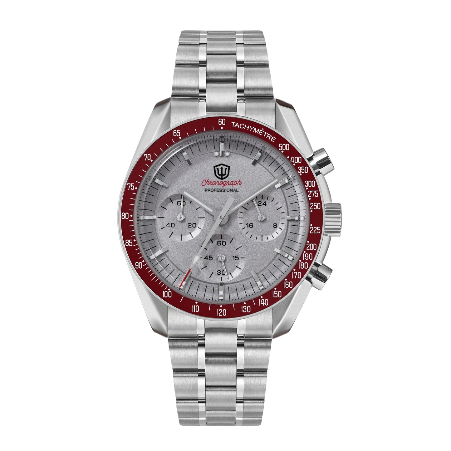 Orologio da uomo Watchdives New Wd1863 al quarzo VK63, cronografo con vetro zaffiro bombato, impermeabile, 39 mm, in acciaio, top brand, orologio business di lusso