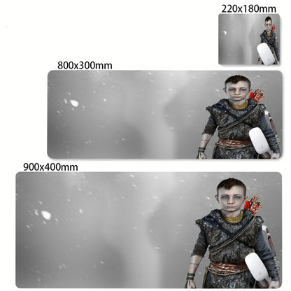 XXL egérpad God of War íróasztali szőnyeg PC-s játék kiegészítők billentyűzet számítógépes egérpad játékosok számára nagy szekrény irodai asztal szőnyeg
