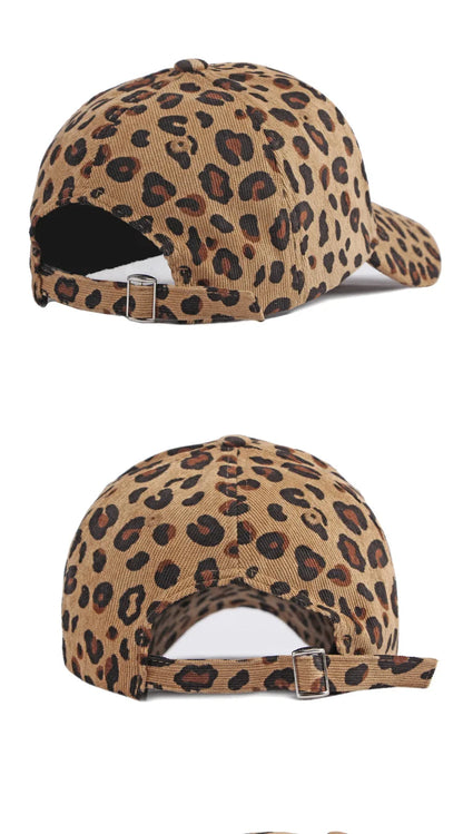 Wholesale NewFashion Spring Summer Unisex Leopard Print Baseball Caps Spring Autumn Outdoor Adjustable Casual Hats Sunscreen Hat