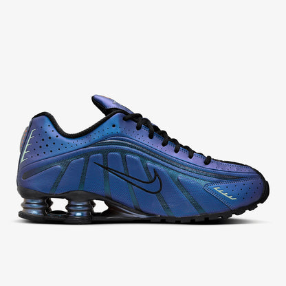 Nike Shox R4 da uomo, scarpe da corsa alla moda con ammortizzazione a cuscino d'aria, modello basso HQ3446-001