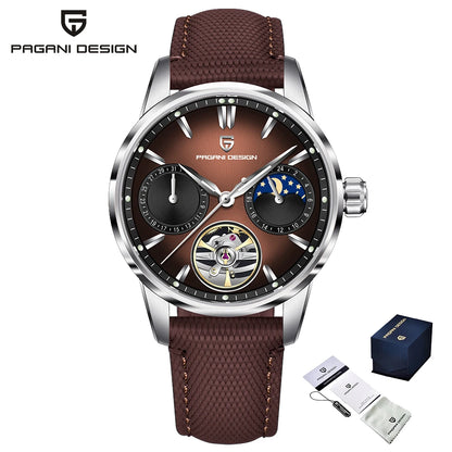 Pagani Design men’s watch, new model, luxury automatic mechanical watch, 41 mm, stainless steel, water-resistant to 10 bar, ‘racer’ style