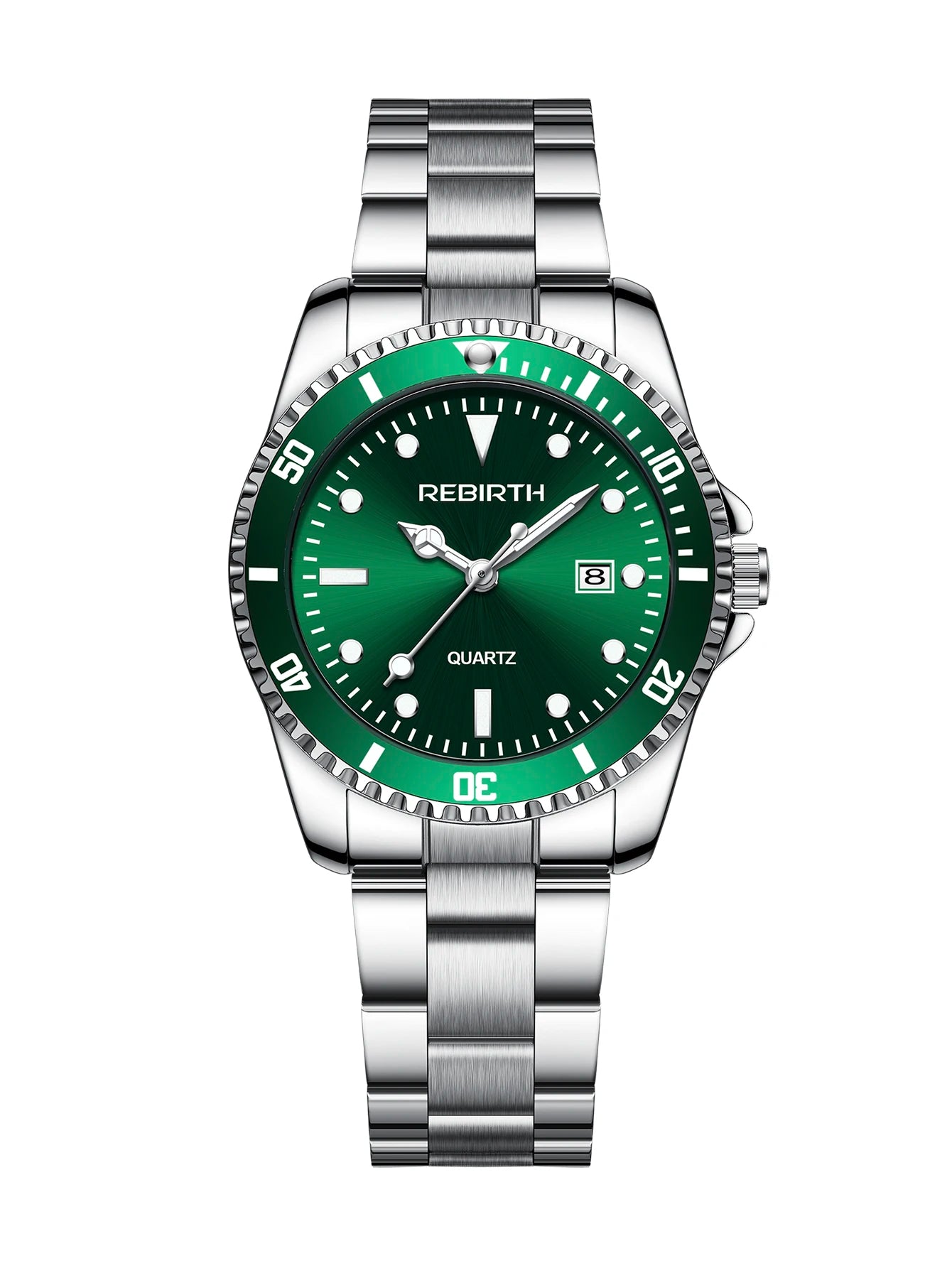 Women's Stainless Steel Strap Elegant Business Classic Date Quartz Watch