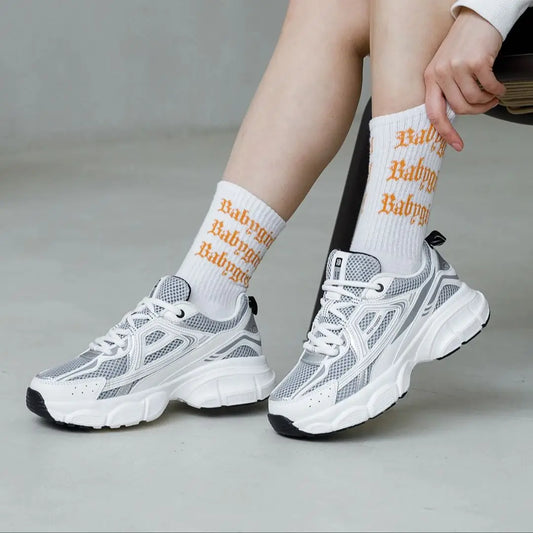 Baasploa Women Running Shoes Fashion Lightweight Mesh Non-slip Jogging Sneaker Female Outdoor Breathable Colorful Casual Shoes