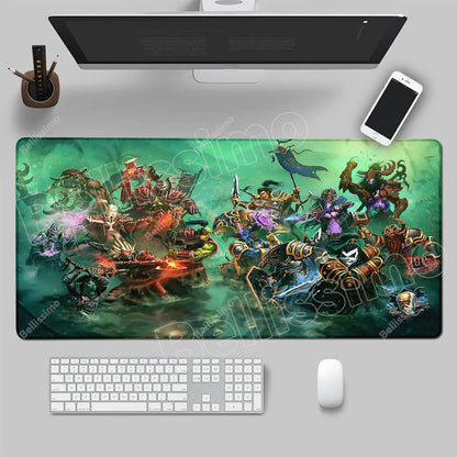 World Of Warcraft 90x40 Large Gaming Mouse Pad Game Desk Play Pad for Csgo Natural Rubber Mat Grande Gamer Xxl Computer Mousepad