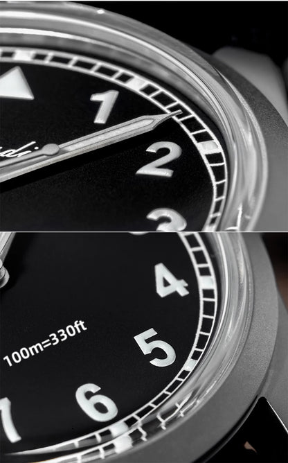 ADDIESDIVE luxus kvarc karóra férfiaknak, új, 36 mm-es, AR-bevonatú buboréküveggel, AD2079, világító, 100 m-es vízállóság, rozsdamentes acél, férfi ajándék
