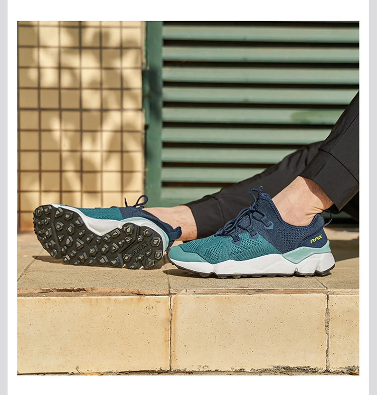 RAX Outdoor Breathable Hiking Shoes for Men Lightweight Walking Trekking Wading Shoes Sport Sneakers Men Outdoor Sneakers Male