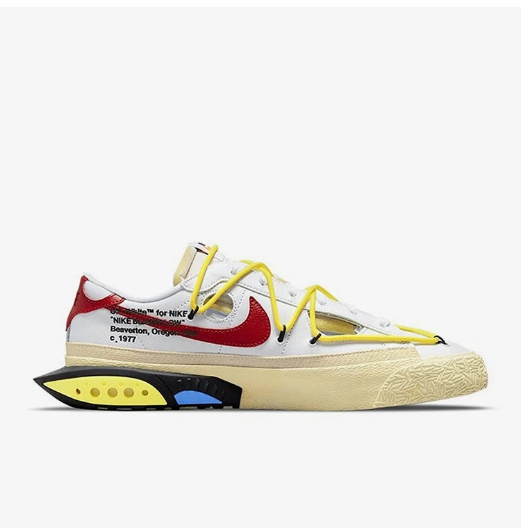 Nike genuine Blazer Low Men's Trendy Low-Top Sneakers DH7863-100