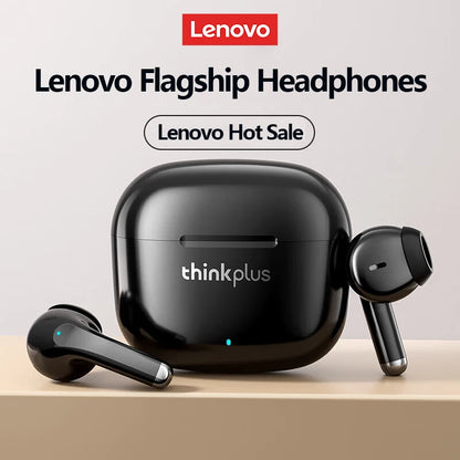 Lenovo LP40 Pro Wireless Bluetooth 5.0 Earbuds – HiFi Stereo Sound, Low Latency Gaming TWS Earphones with HD Call Mic & Charging Case