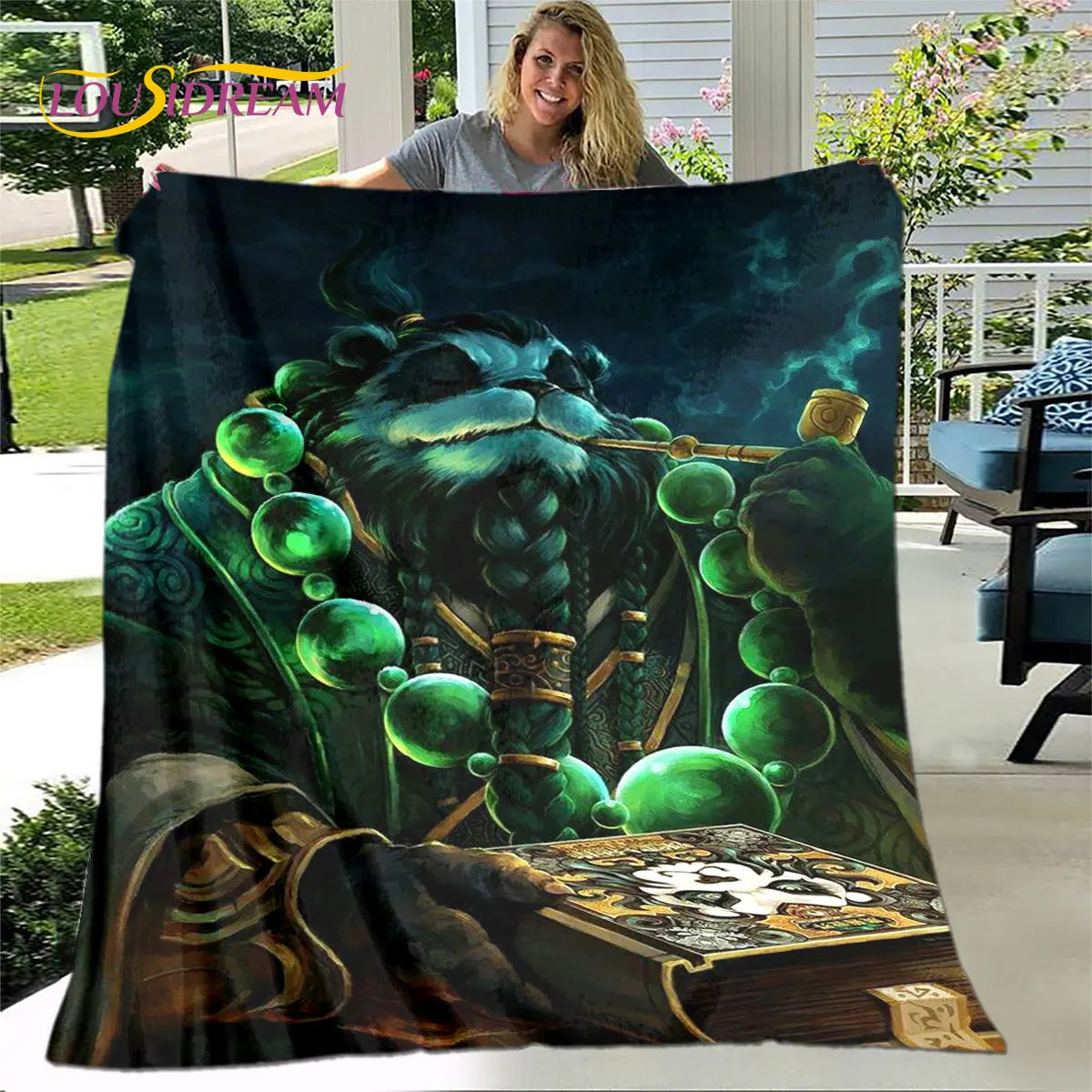 World of Warcraft, WOW Game Gamer Soft Plush Blanket,Flannel Blanket Throw Blanket for Living Room Bedroom Bed Sofa Picnic Cover