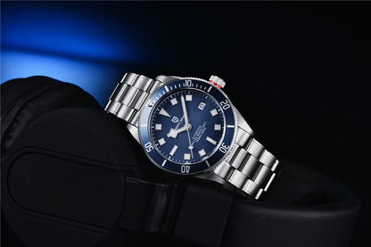 Montre automatique pour homme PAGANI DESIGN – Modèle de luxe type BB58, montre-bracelet mécanique, sportive, en acier inoxydable et étanche