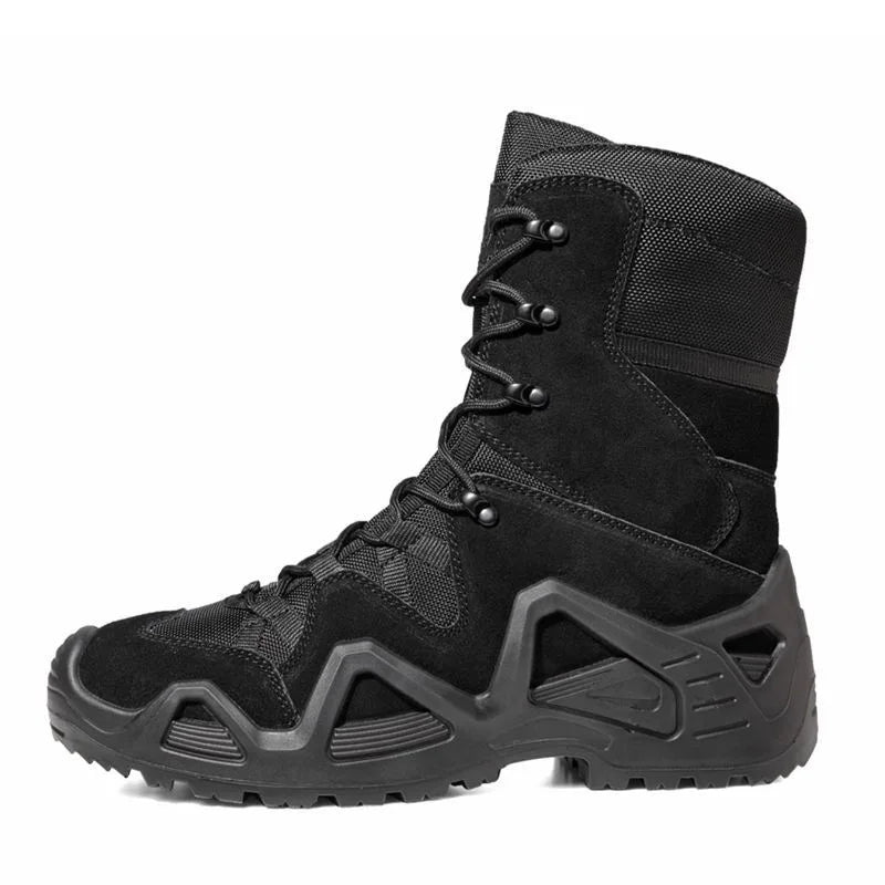 Topfight-Bottes de moto à lacets pour hommes, bottes de chasse, chaussures de randonnée, bottes de désert, haute qualité, grande taille