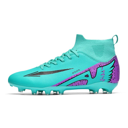 Chaussures de football unisexes tendance, crampons antidérapants, baskets d'entraînement légères, chaussures de football d'extérieur pour hommes