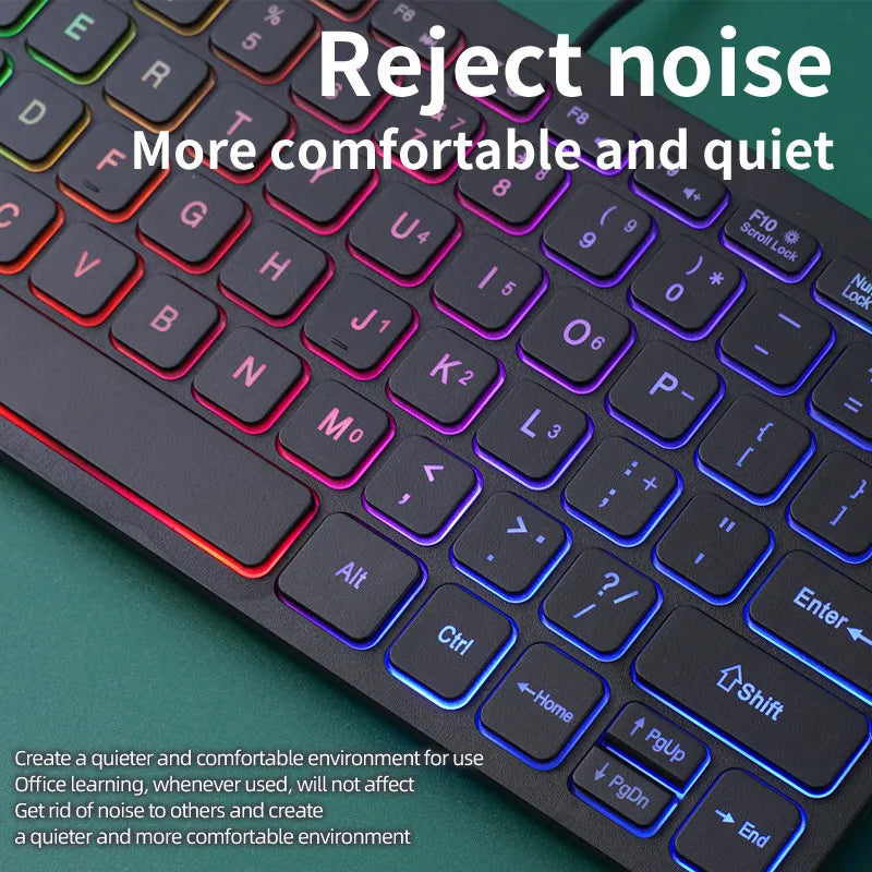 APAYADO K1000 kabelgebundene Mini-Tastatur – kompaktes, tragbares Design, Plug-and-Play, ideal für Laptops/Computer, spritzwassergeschützt