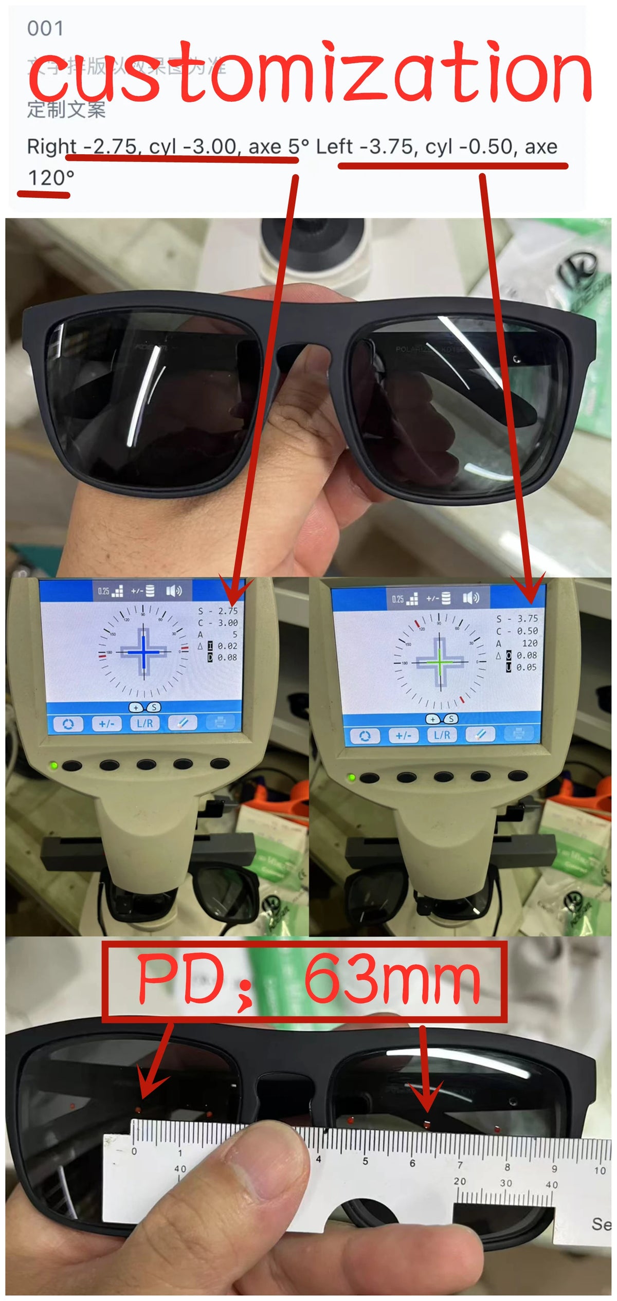 Outdoor Sport Square Myopia Lens Prescription Sunglasses Men Polarized Driving Anti-Glare Myopes Lunettes 0 -0.5 -0.75 Hoz -6.0