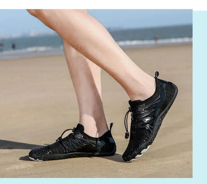 EOCENE Sapatilhas aquáticas barefoot para homem e mulher, de secagem rápida, para desportos ao ar livre, praia, natação, fitness, caminhada na água, caminhadas e ciclismo