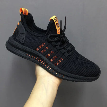 Adidași de modă pentru bărbați, pantofi casual din plasă, pantofi cu șireturi pentru bărbați, pantofi vulcanizați ușori, adidași de plimbare, Zapatillas Hombre