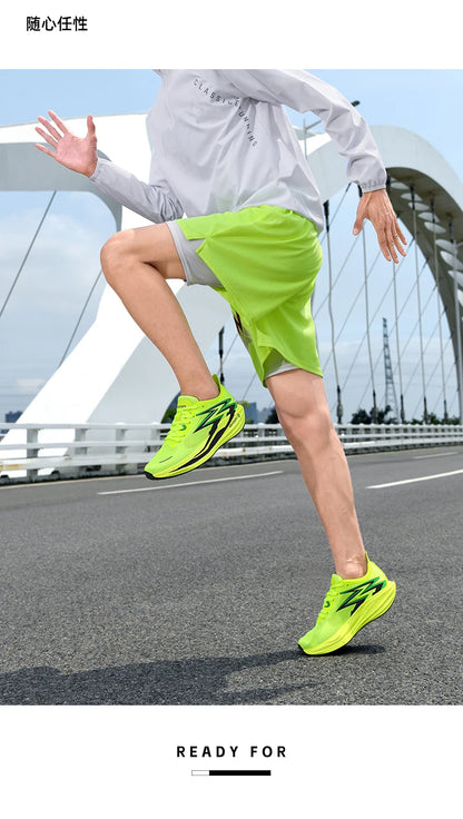 NEUE Laufschuhe mit Carbonplatte für Marathon, Herren, sportlich, atmungsaktiv, leicht, Damen, bequeme rutschfeste Sportsneaker, Casual
