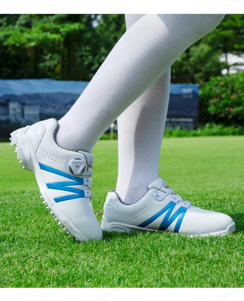 PGM Boys Girls Golf Shoes Light Weight Soft and Breathable Waterproof Anti-slip Universal Outdoor Sports Shoes XZ127