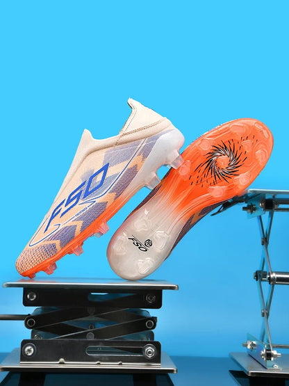Chaussures de football professionnelles originales pour hommes, résistantes au gazon, chaussures de football décontractées de haute qualité pour hommes, chaussures de football pour entraînement rapide