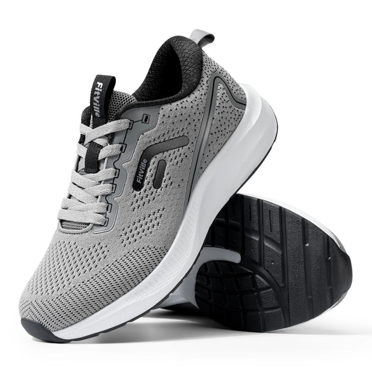 FitVille Mens Sport Running Shoes Breathable Lightweight Sneakers for Swollen Feet Wide Shoes Athletic Training Footwear