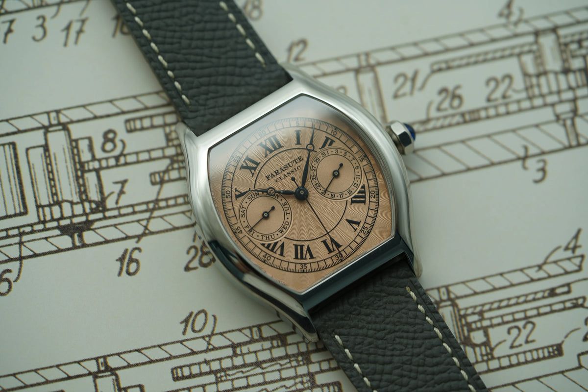 FARASUTE 36 mm-es luxus retro férfi kvarcóra VH64 szerkezetű, rozsdamentes acélból készült sportos divatóra zafírüveggel, vízálló Relogio