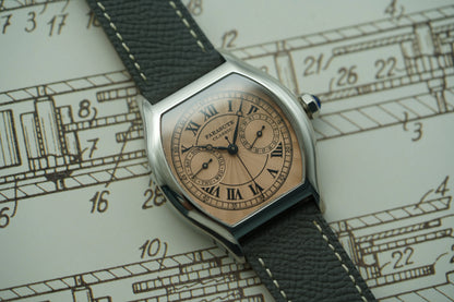 FARASUTE 36 mm-es luxus retro férfi kvarcóra VH64 szerkezetű, rozsdamentes acélból készült sportos divatóra zafírüveggel, vízálló Relogio