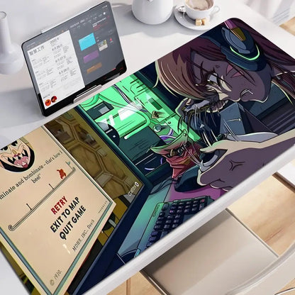 Duża podkładka pod mysz Anime Gaming Girl Overwatch 900x400, gumowa, miękka mata na biurko do laptopa i biura, pod klawiaturę komputerową, nadruk HD, XXL