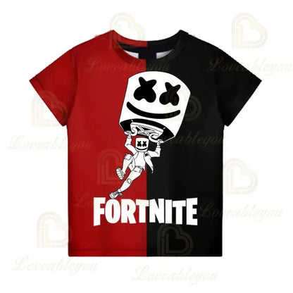 Battle Royale T-shirt Fortnite Victory T Shirt Kids Tops Girls Boys Clothes Harajuku Tees Children 3D 2025 NEW DESIGN