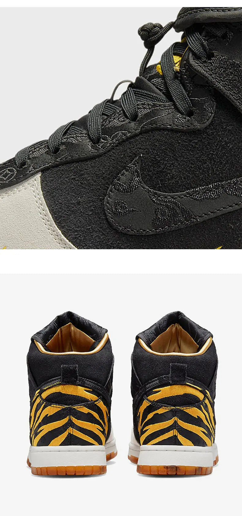 Nike genuine Dunk High Retro PRM Men's Sneakers DQ4978-001