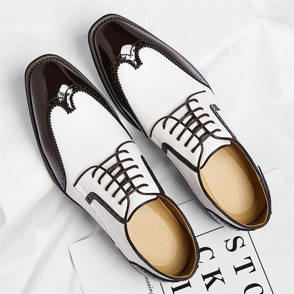 PU Leather Men's Oxford Shoes Heighten Formal Casual Shoes Business Male Suit Shoes New Design Derby Footwear Walking Sneakers