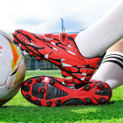 Chaussures de Football pour enfants, crampons de Football en plein air, chaussures de sport professionnelles pour garçons et filles, bottes de terrain de Football de haute qualité pour enfants