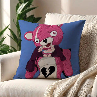 F-FORTNITE Cuddle Team Leader cushion cover For Pillow Printing Sofa Decoration Home CarRoom Coffee Shop Office NordicSimplicity