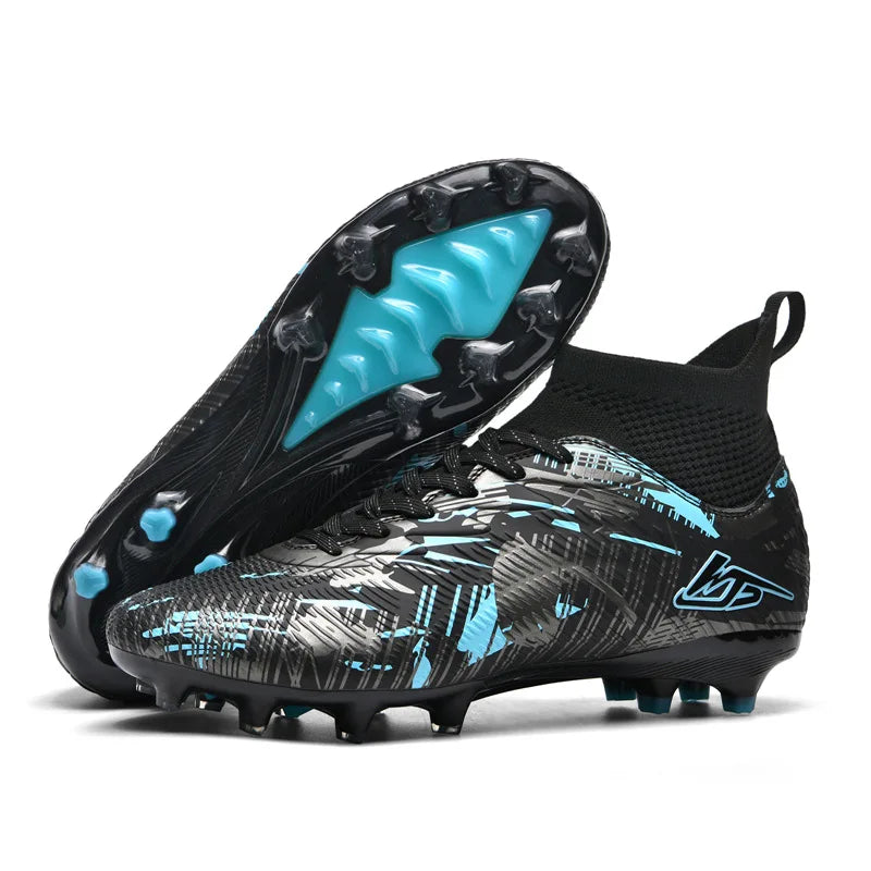 Chaussures de Football pour hommes TF/FG Sneaker garçon confortable société Original résistant chaussures de Football de qualité supérieure bottes de Football à longues pointes