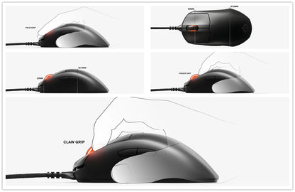 SteelSeries Prime Wired Esports Performance Gaming Mouse 18000 DPI TrueMove Pro Optical Sensor – Magnetic Optical Switches Mice
