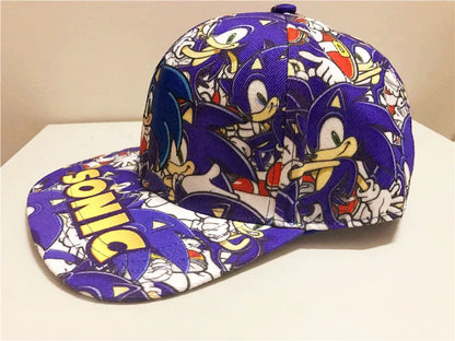Șapcă de baseball 3D „Shadow the Hedgehog” pentru adulți și copii, cu imprimeu Sonic, Amy, Tails și Knuckles, cu margine plată și limba de rață, cadou