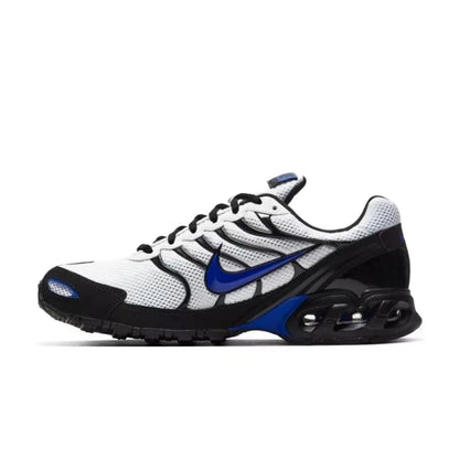 Pánské nízké tréninkové běžecké boty Nike Air Max Torch 4 – černá/bílá/modrá, prodyšný střih, celodenní pohodlí CW7026-100