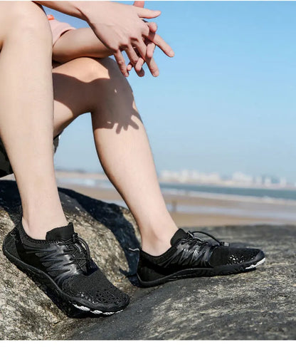 EOCENE Sapatilhas aquáticas barefoot para homem e mulher, de secagem rápida, para desportos ao ar livre, praia, natação, fitness, caminhada na água, caminhadas e ciclismo