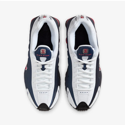 Nike/Nike Shox R4 Men's and Women's Air-Cushioned Wear-Resistant Casual Sports Shoes Cw2626-400
