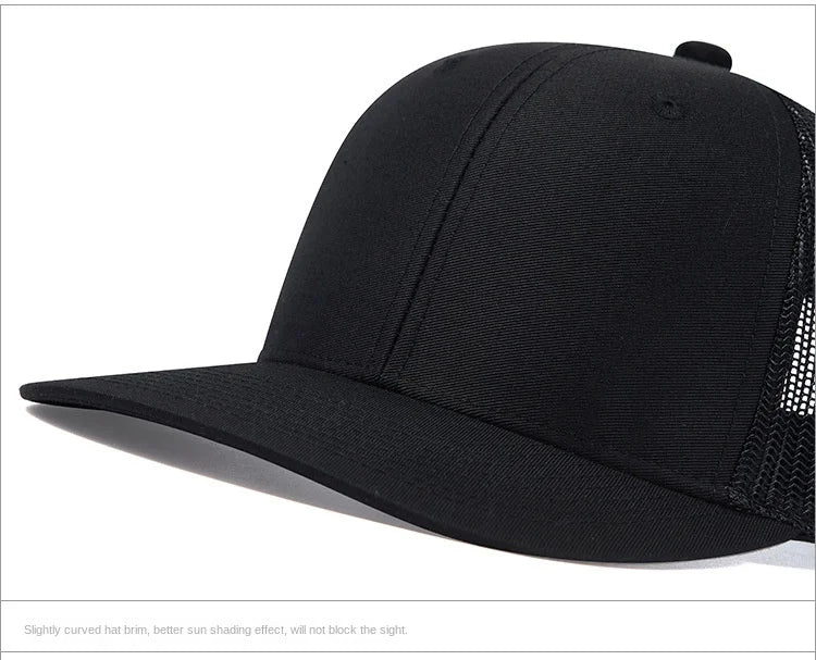 Czapki z daszkiem typu „trucker” w 38 kolorach, na świeżym powietrzu, z zatrzaskiem, czapki typu „dad hat”, hip-hopowe, męskie, damskie, regulowane, dla chłopców i dziewcząt, czapki baseballowe