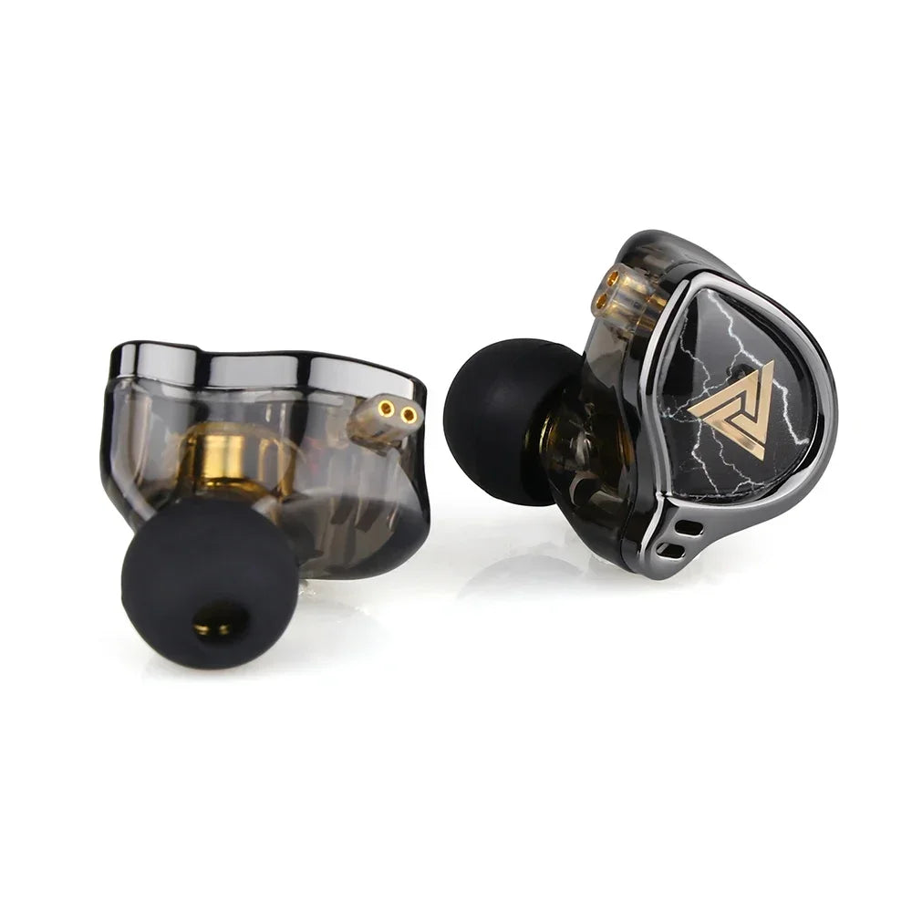 Słuchawki douszne QKZ x HBB z membraną 10 mm pokrytą tytanem, słuchawki monitorowe douszne, słuchawki Hi-Fi IEM, słuchawki sportowe do użytku na świeżym powietrzu