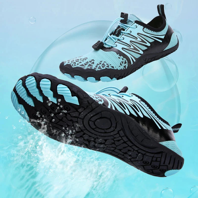 EOCENE Sapatilhas aquáticas barefoot para homem e mulher, de secagem rápida, para desportos ao ar livre, praia, natação, fitness, caminhada na água, caminhadas e ciclismo