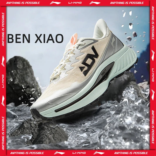Li-Ning Women's BEN XIAO Trail Running Shoes LN DWR Water Repellent Breathable Support Stable LiNing Mountain Sneakers ARNV016